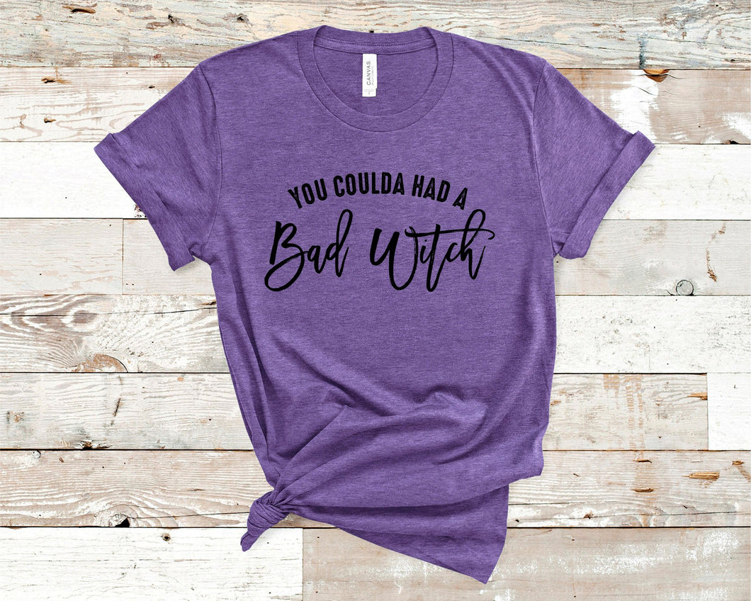 Bad Witch Purple Tee