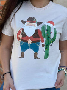 Cowboy Santa Tee