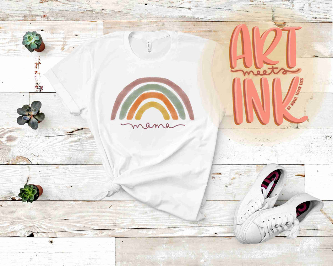 Mama Rainbow Tee